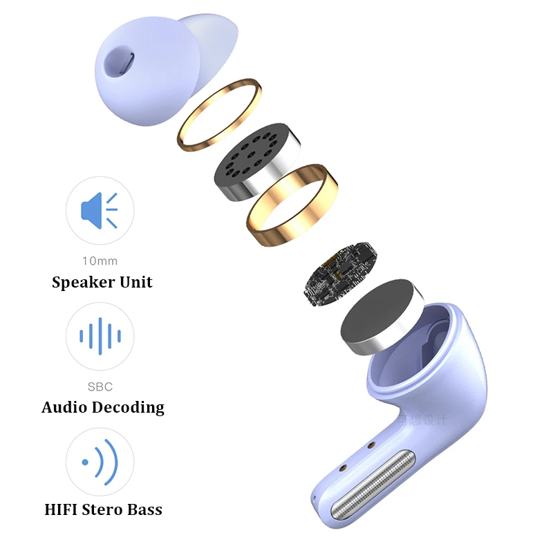 Цветные наушники-вкладыши U1 Macaron типа c, настоящие беспроводные наушники-вкладыши, водонепроницаемая гарнитура BT 5,0, портативные мини-наушники TWS