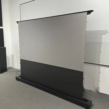 Electric Motorized Projector Screen Long Home Theater Screen with Remote for Home Use & 120 Inch Application ZSM UX550-120 Inch