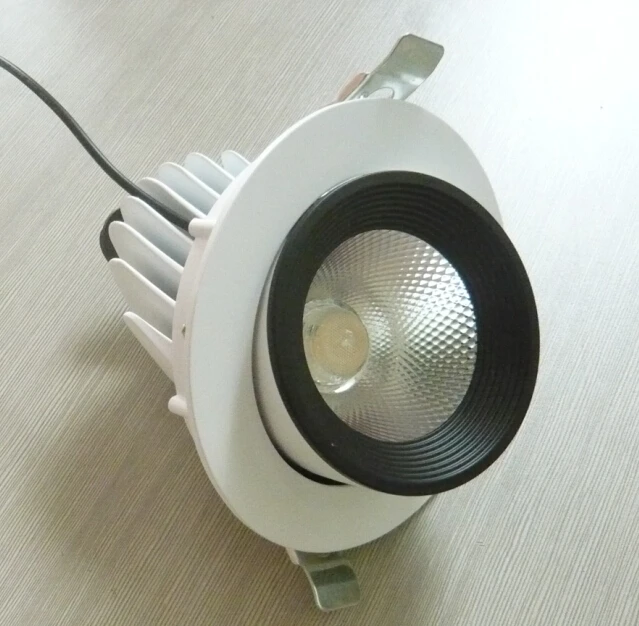 Круглый вырез 150 мм Светодиодный точечный светильник алюминиевый корпус Точечный светильник 25 Вт 30 Вт 35 Вт регулируемый настенный светильник светодиодный встраиваемый точечный светильник