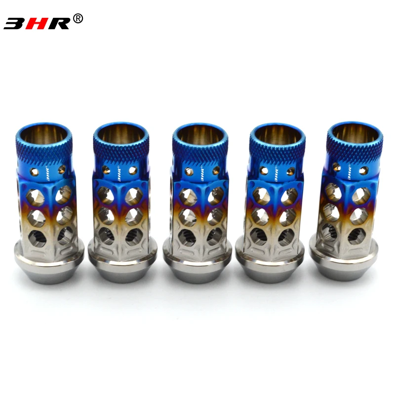 Запатентованный продукт 3 часа, Gr.5 титановая гайка для колесных проушин M12 * 1,25*48 мм для Nissan Subaru Suzuki и т. Д.