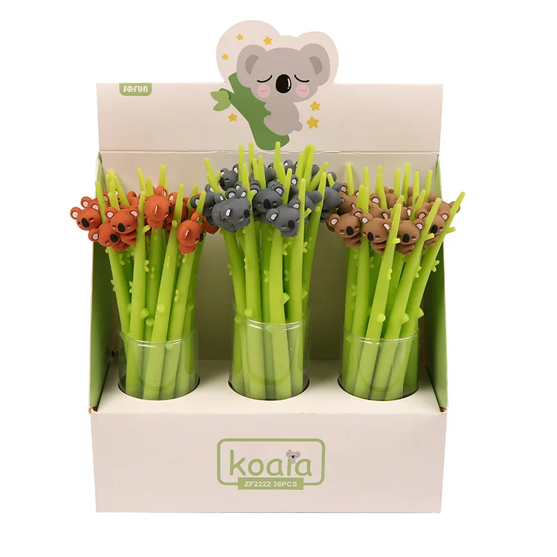 Ливан горячая Распродажа 2023 милые кавайные канцелярские товары для школы и офиса дешевые Мультяшные Дизайнерские гелевые ручки Koala