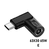 สีดำ - DC 6.3*3.0 เป็น Type-C