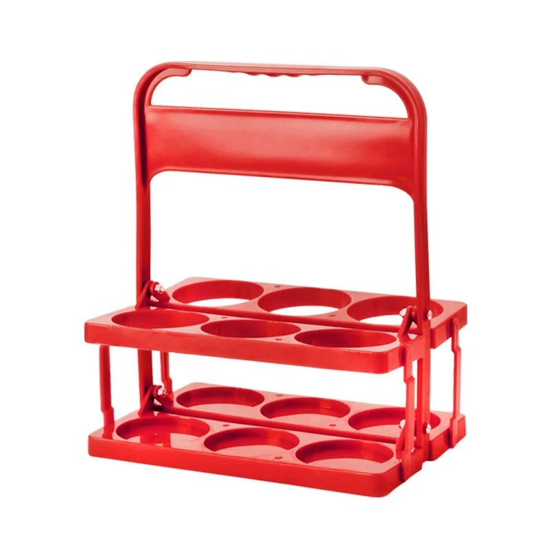 Lot De 2 Porte-Bouteilles Pliables Pour 6 Bouteilles - Portable Et Robuste