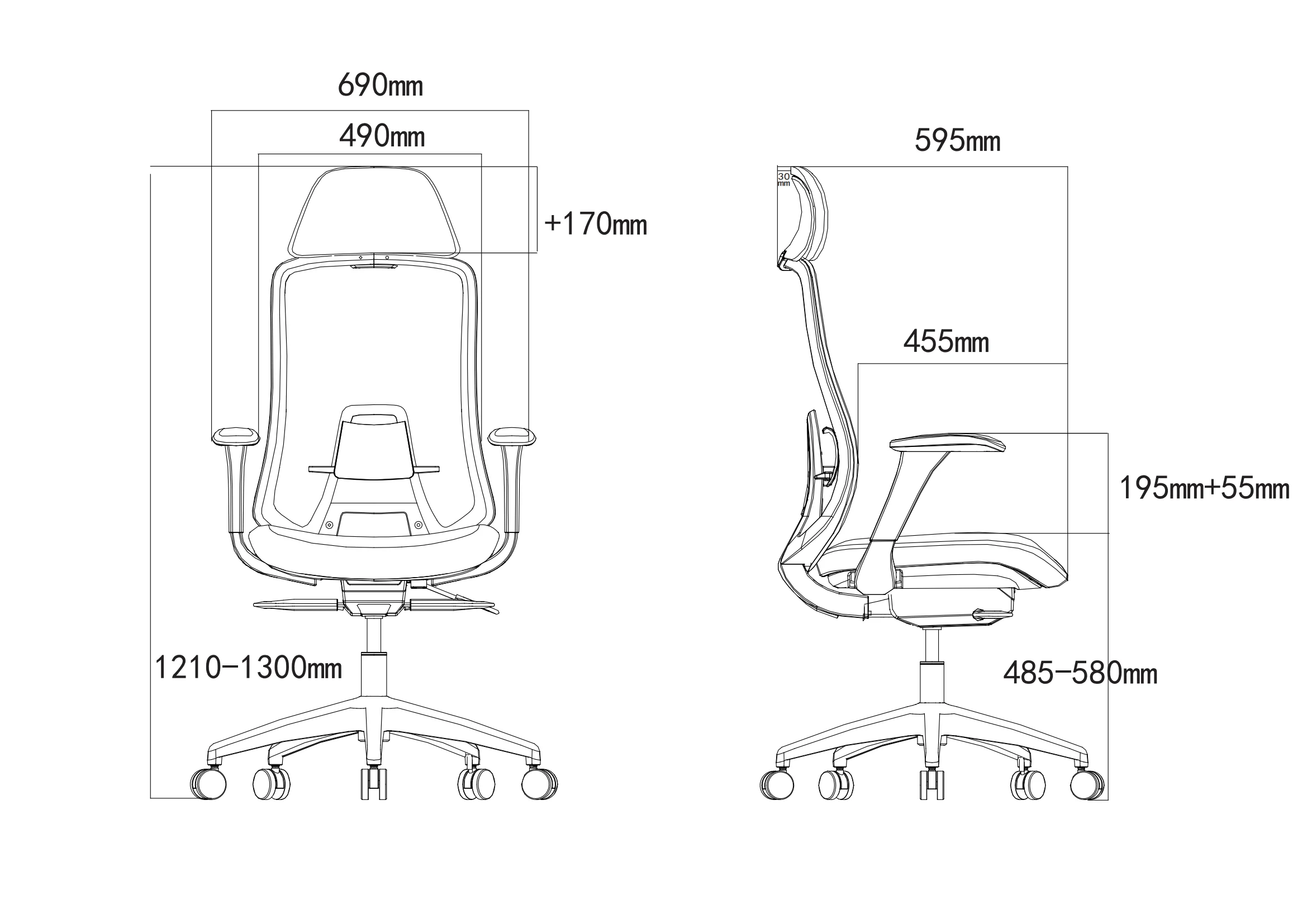 Adjustable Computer Comfort Chair manufacture