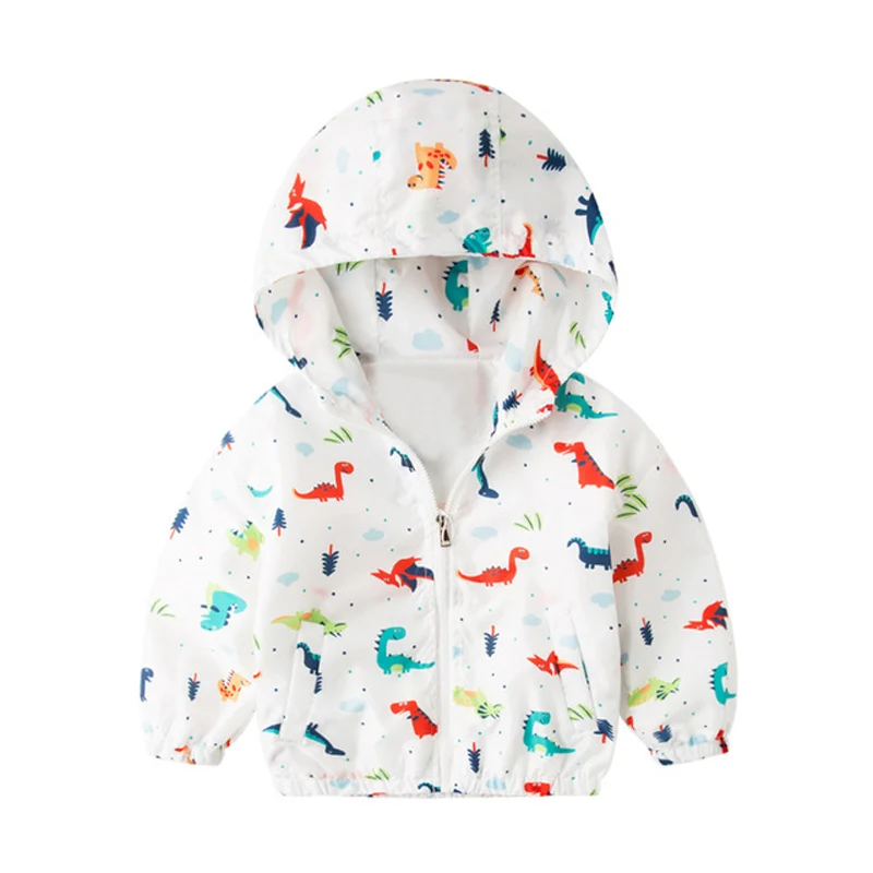 Cute Dinosaur Cartoon Jackets for Kids Spring/ Autumn
