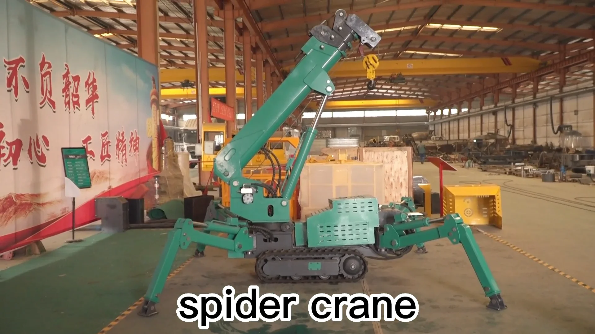 Mini Crane Lift Small Hydraulic Spider Crane Lifting Capacity Mini Mobile Telescopic Boom 1.2t