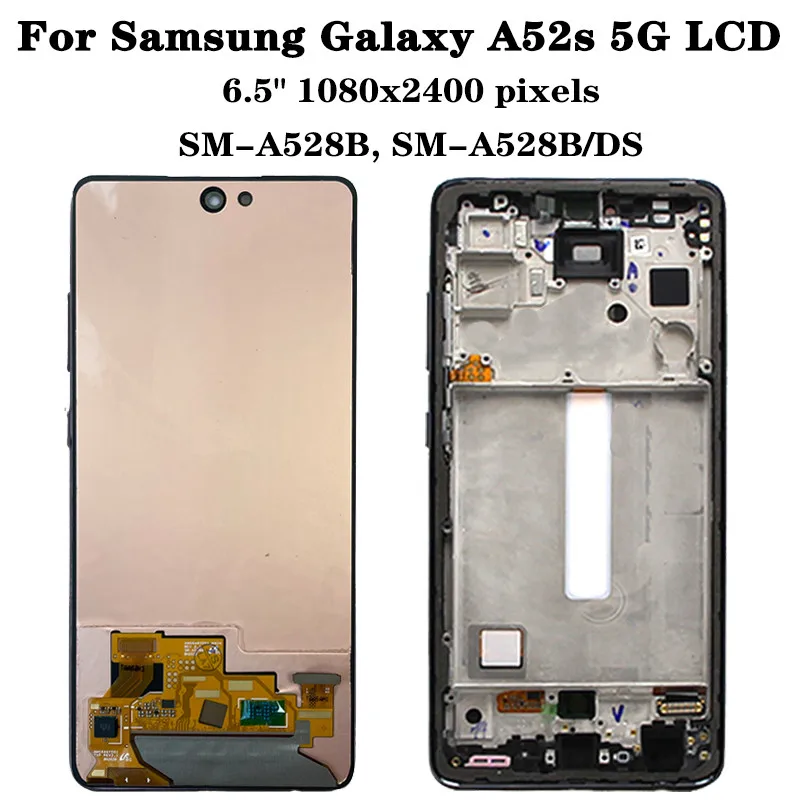 Pantalla LCD para teléfono móvil For Samsung A52S A528 LCD Touch Screen Display Accessories For Samsung for galaxy A52S A528 Lcd screen display