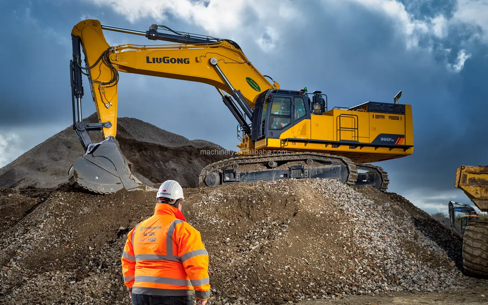 Maxizm Liugong Original New 995f 95t Large Excavator With Warranty