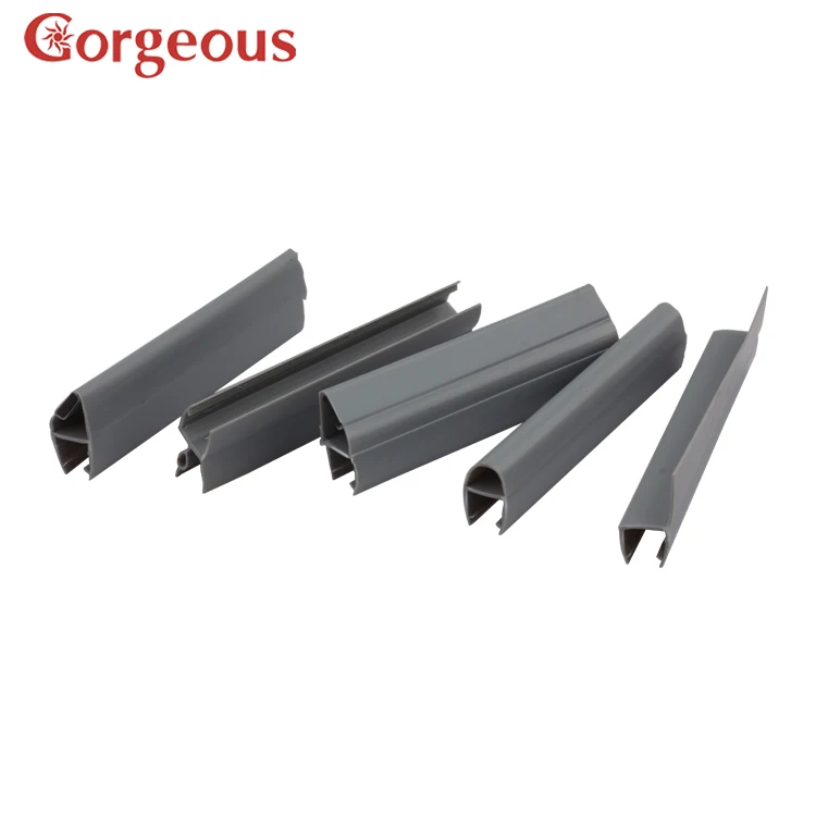Silicon Rubber Profile Sealing Weather Magnet Shower Water Enclosure Magnetic Plastic Partition Strip Glass Seal for Glass Door