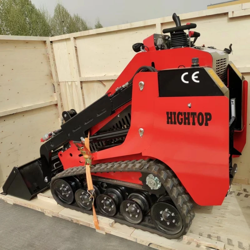 HT530 Көлөмдүү Mini Skid Steer Loader Д1102 двигательы бар