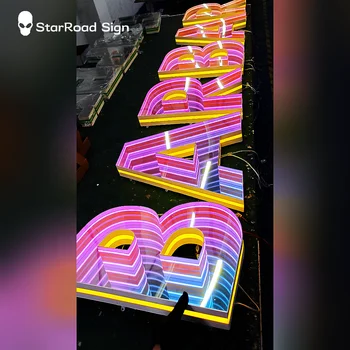 Wholesale Luxury Dynamic Led Outdoor Sign For Gym Infinity Sign