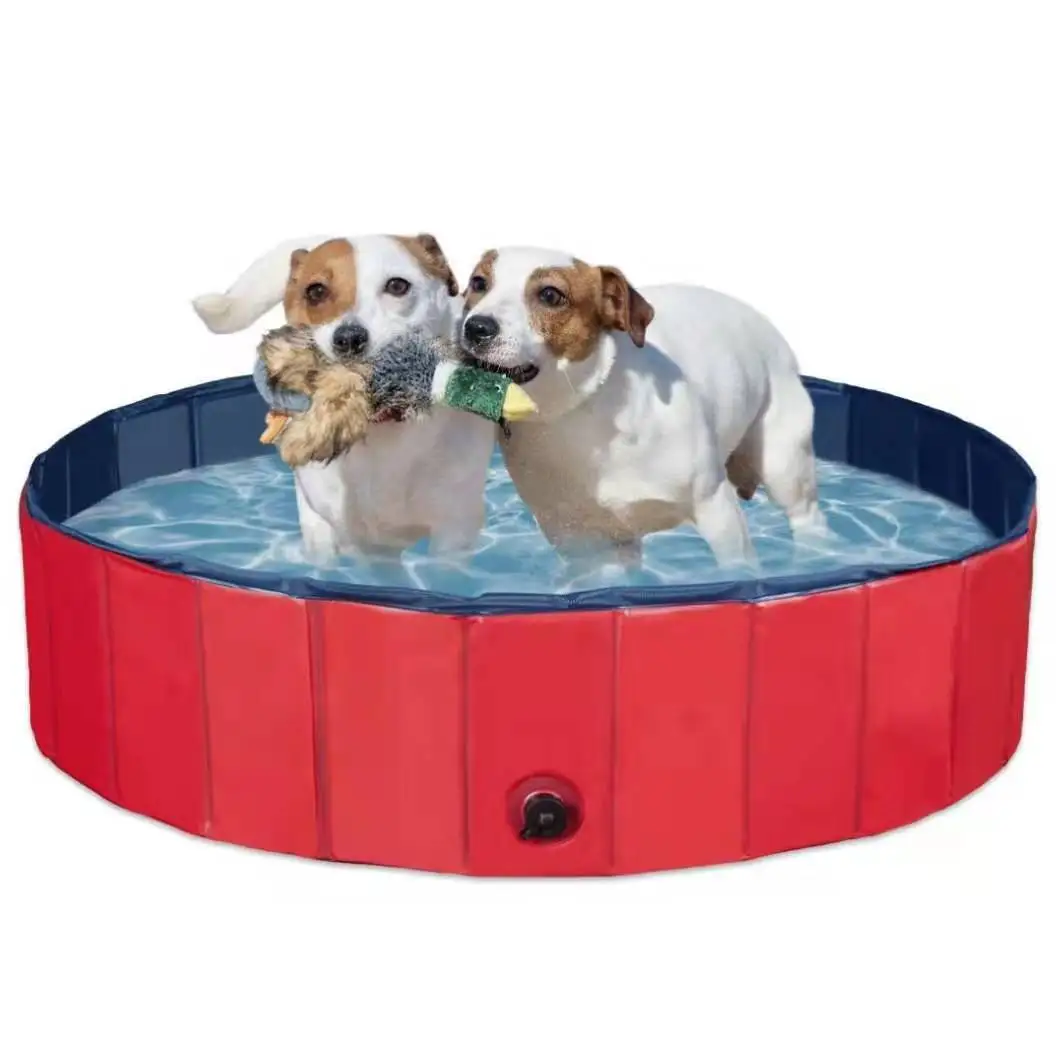 Collapsible Dog Pet Pool Bathing Tub Kiddie Pool For Dogs Cats And Kids