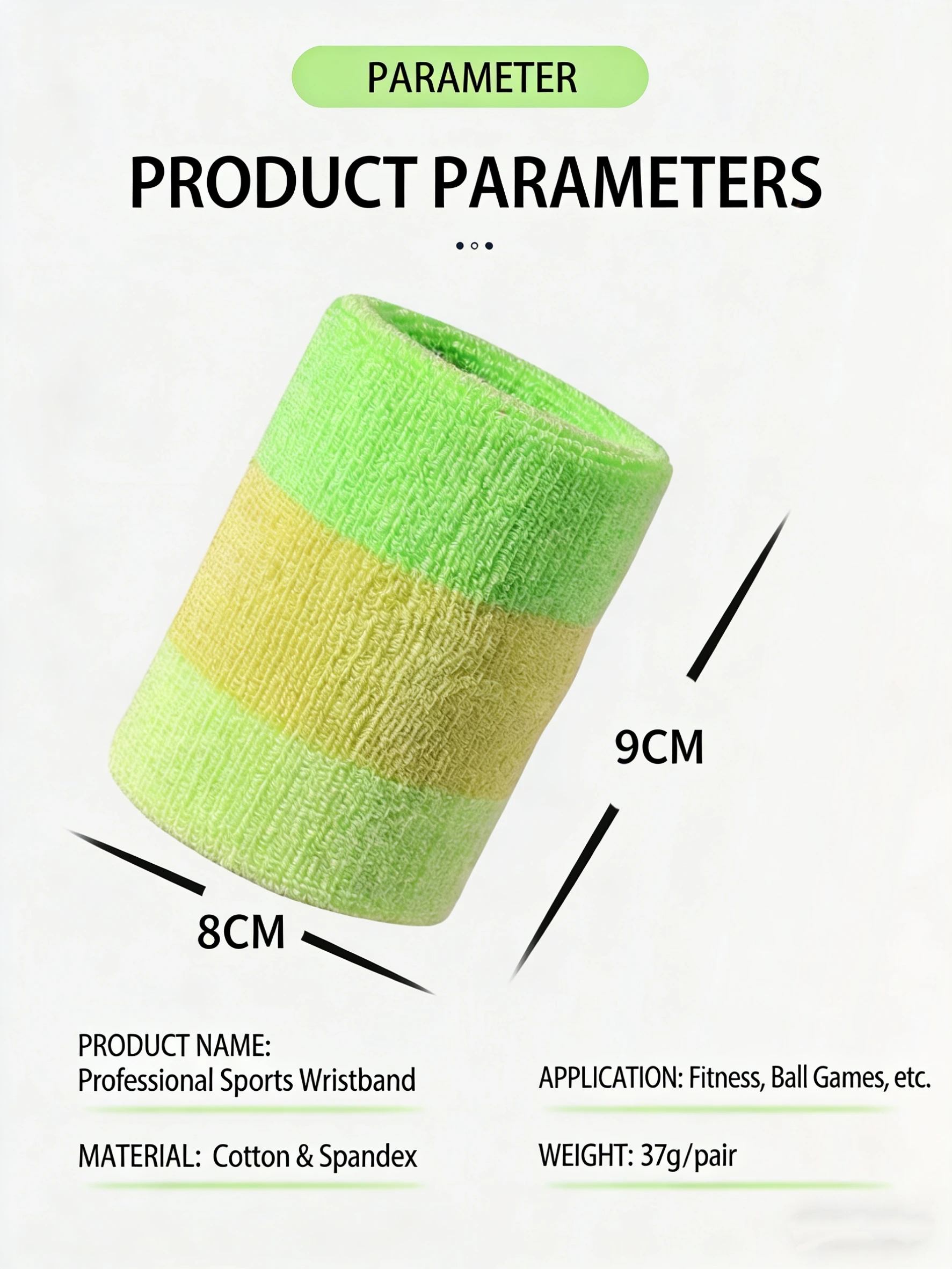 Custom Wristband & Towel for Badminton Basketball Running-Sweat Absorbing Wrist Guard preview 5