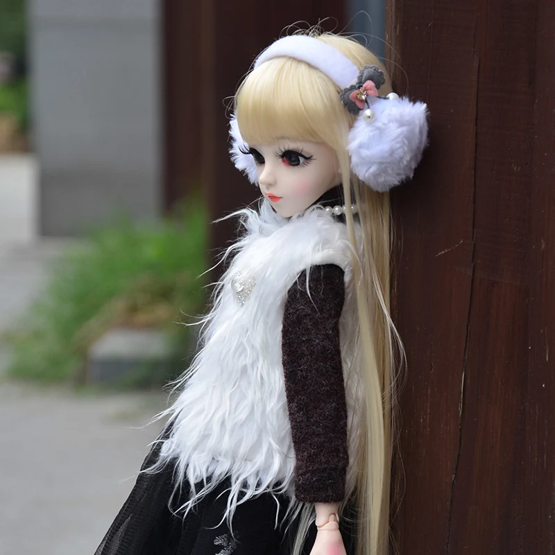 Кукла DORISDOLL со сменными термостойкими длинными прямыми вьющимися волосами, парики для шарнирной куклы 1/3, 60 см, кукла с прямыми вьющимися волосами, оптовая продажа