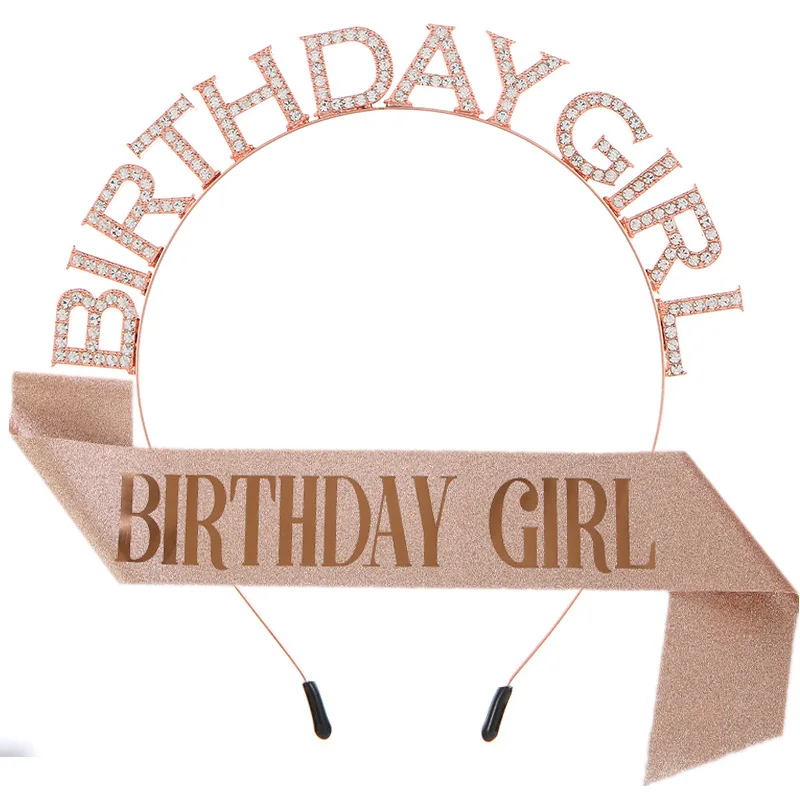 Новое поступление, Лидер продаж, бриллиантовые аксессуары для волос на день рождения девушки, аксессуары для волос, ободки из металлического сплава, тиара для девочки