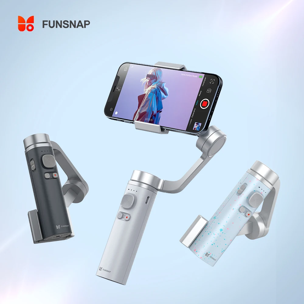 
Новый продукт Funsnap Capture ручной регулируемый складной стабилизатор Gimbal 