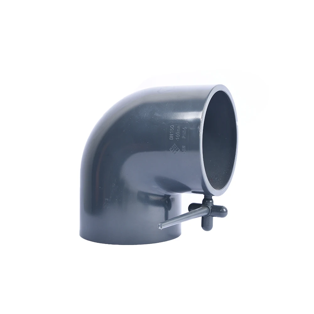 2023 industry Water Pipe Fitting UPVC chemical plumbing pipes UPVC 90 Degree Elbow price