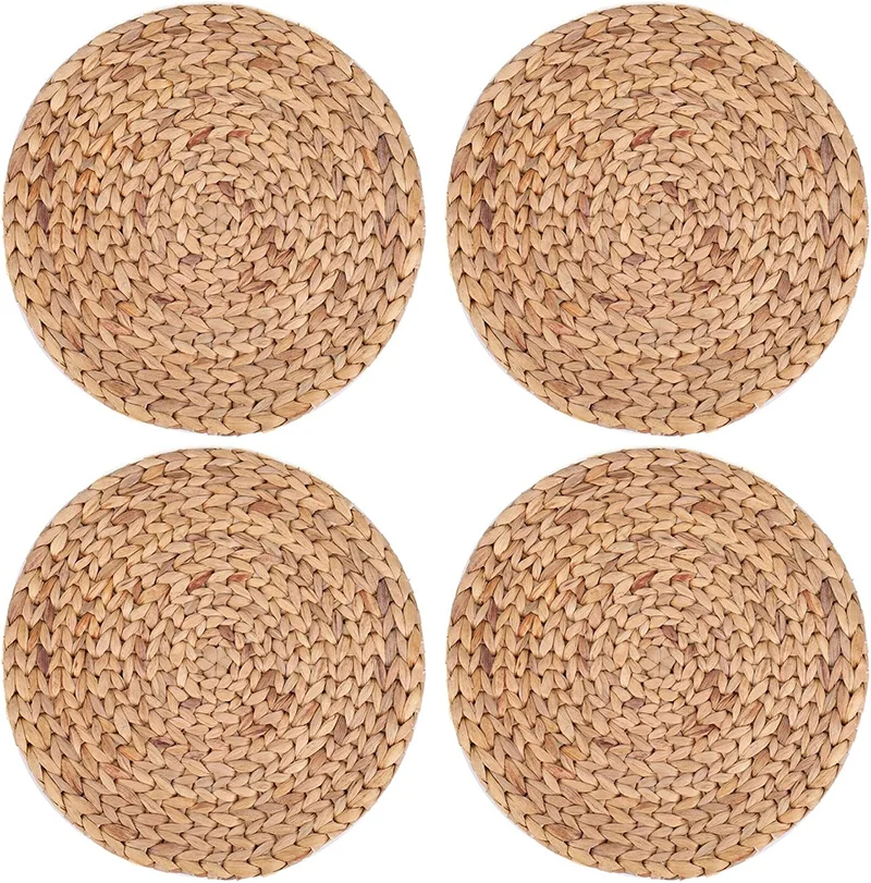 Grass Rattan Tablemats Water Hyacinth Placemats Wholesale Placemats