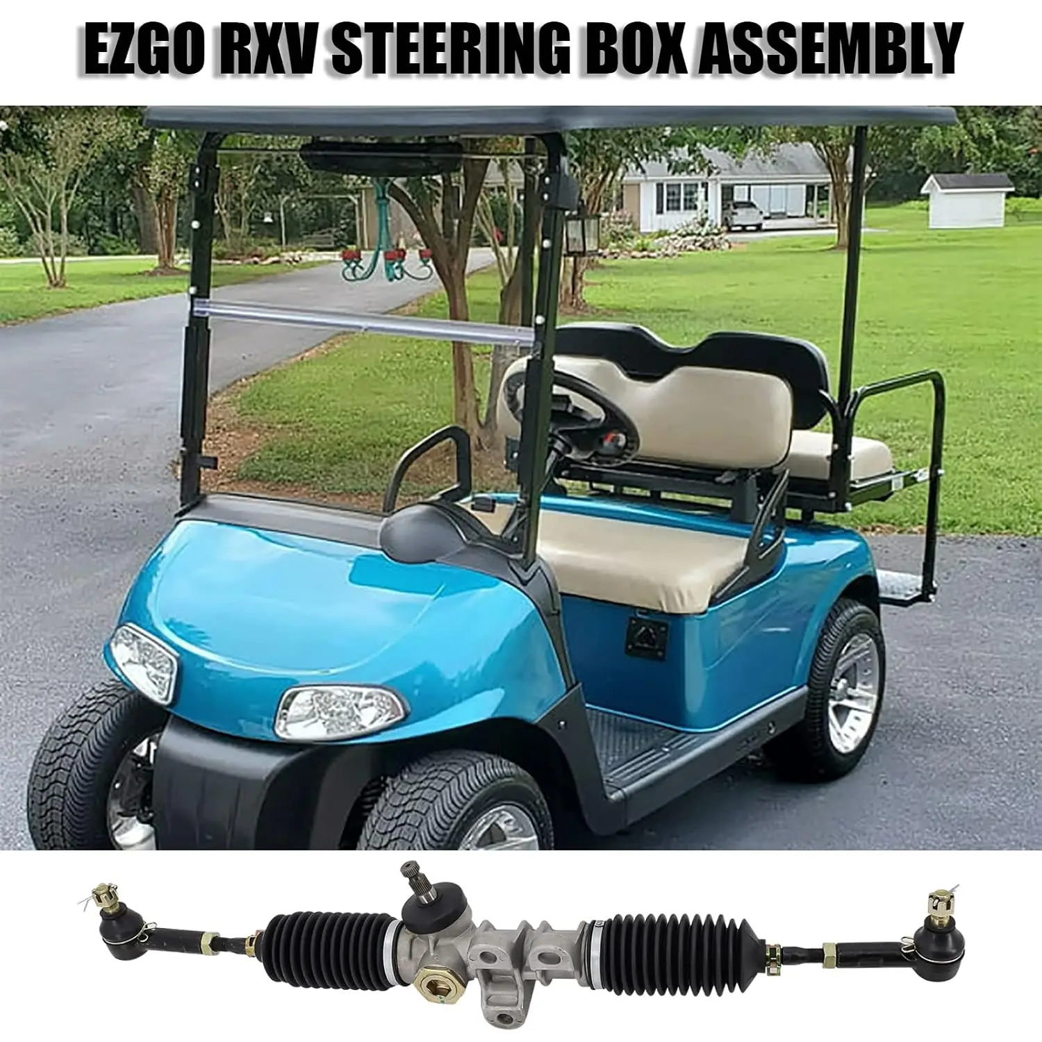 Steering Gear Box Assembly Steering Rack For Ezgo Rxv Golf Cart 2008up
