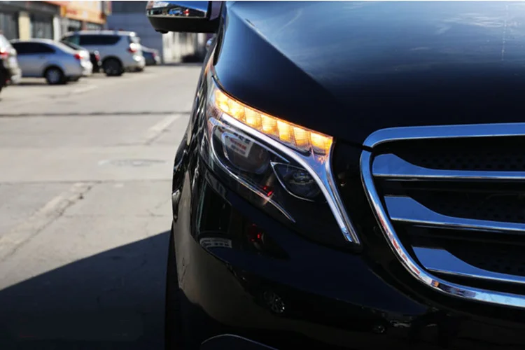 Emark Approved BiLED Projector Lens Headlight for 2014 W447 Vito