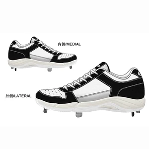 Factory Direct Sale Training Baseball Shoes with Metal Cleats Comfortable and Durable Baseball Shoes
