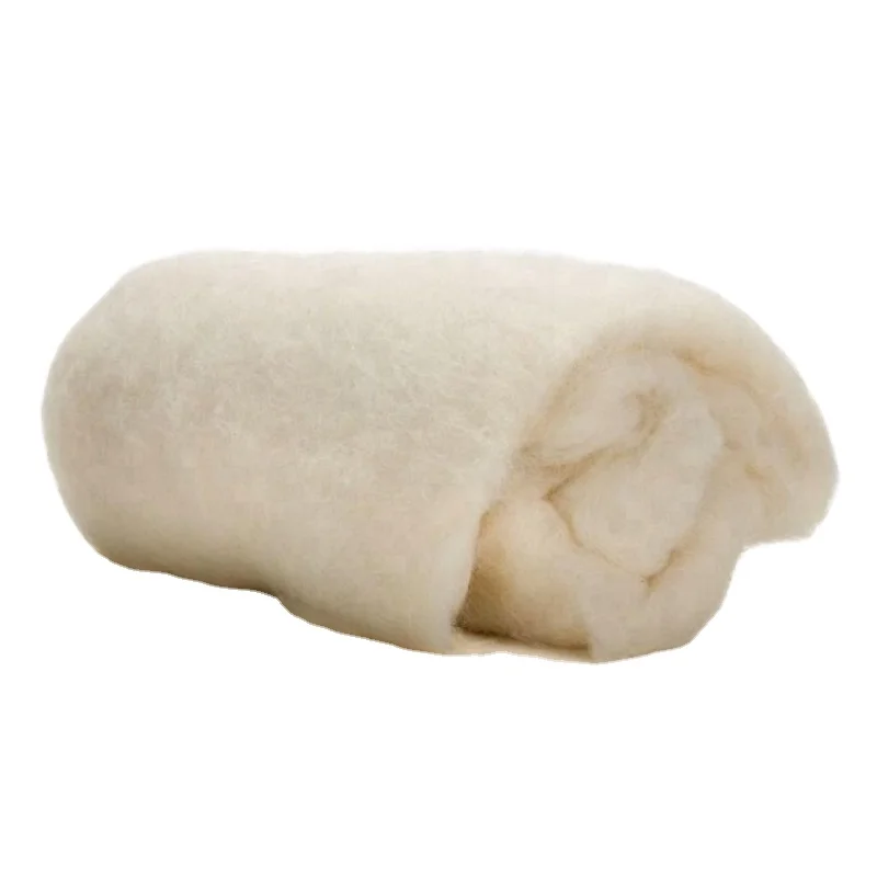 Eco Friendly Natural Sheep Wool Insulation  for Mattress/garment/quilt