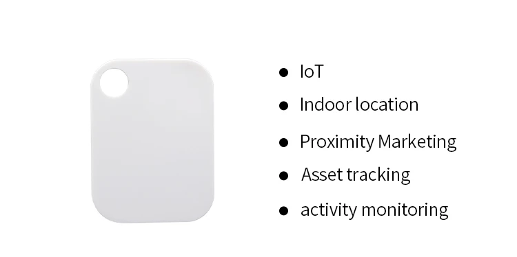 Joskeijky Bluetooth Beacon Tag - Wasserdichtes IBeacon Mit Bewegungssensor