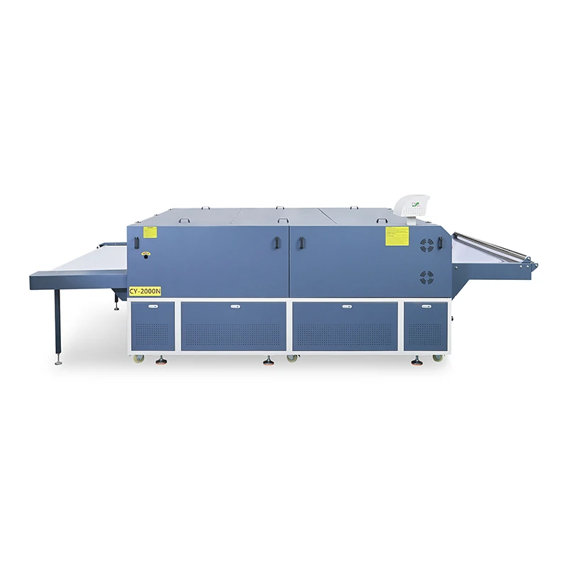 Fabric Continuous Leather Fusing Press Machine Automatic Fabric Covered Button Press Machine 1200mm Width