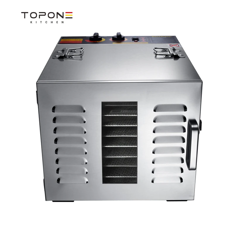 10 Layers Food Dehydrator Machine with Visible Glass Window All Stainless Steel Food Dehydrator for Fruit and Vegetable