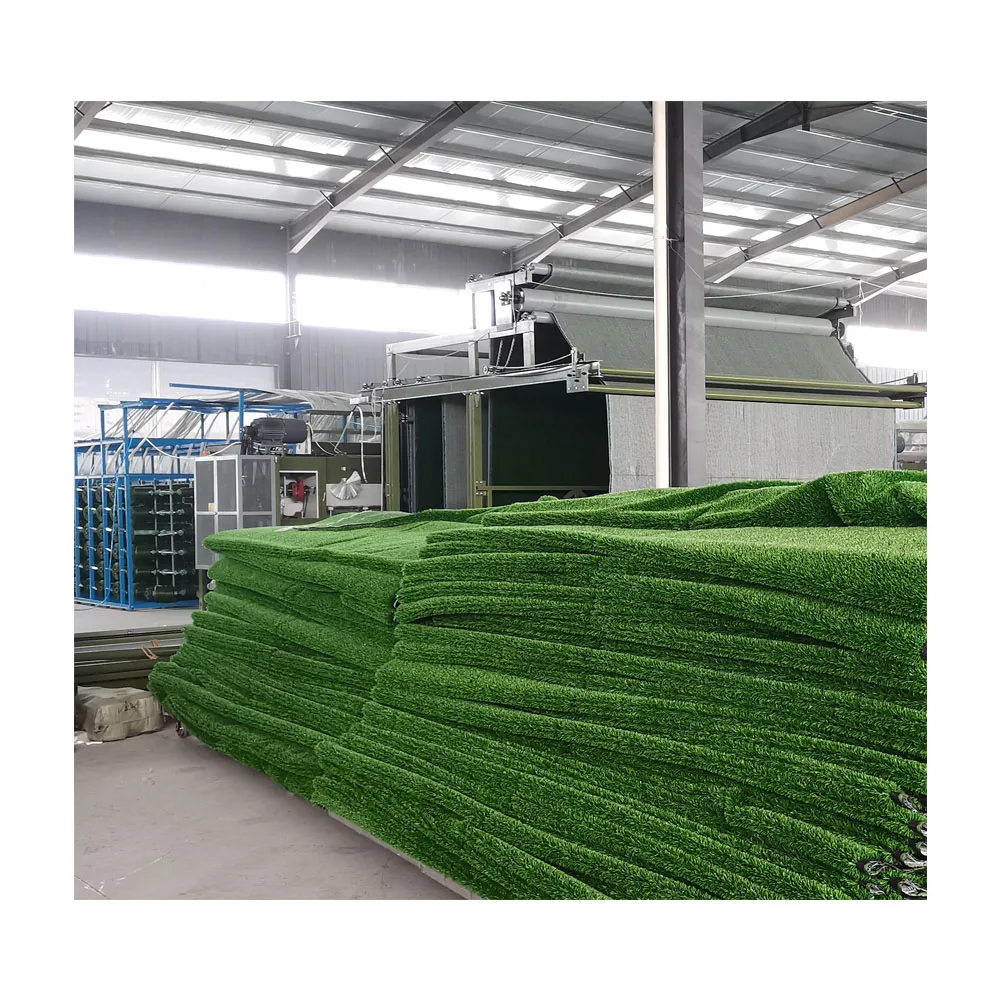 Artificial Grass Tufting Machine SHANZHONG High Speed Lower Cost PE Polyethylene Artificial Grass Monofilament Tufting Carpet