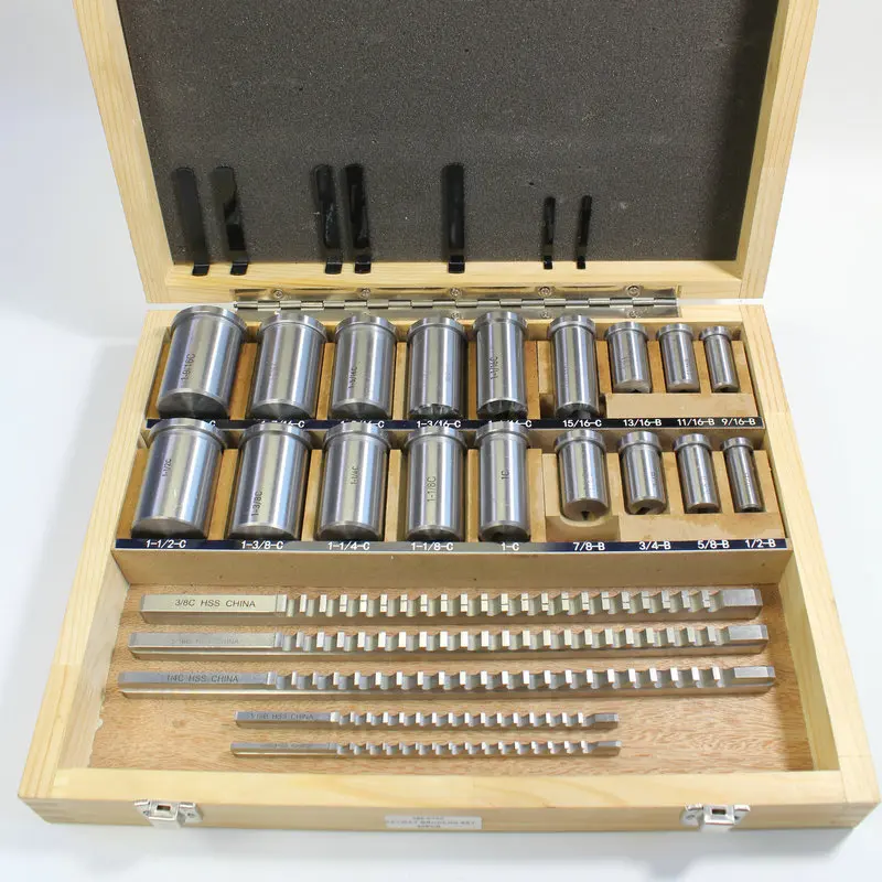 TEBAK Factory Customized Broaching Rectangular High Keyway Spline Broaching Set