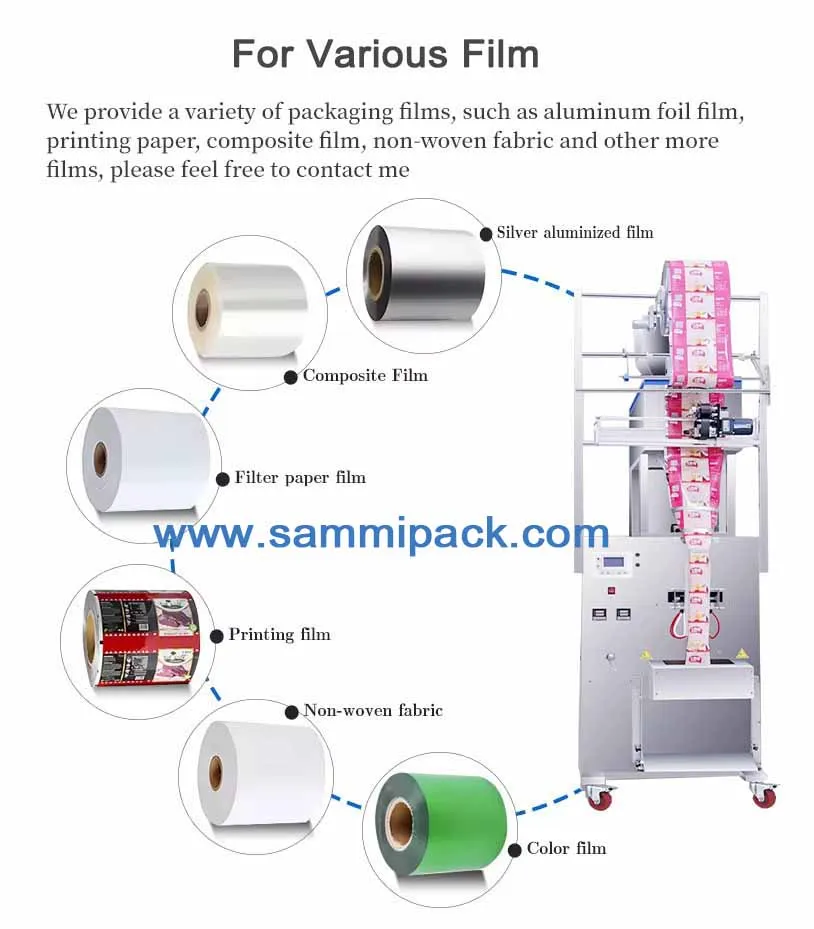 Automatic Bean Bagging 1kg Rice Salt Bag Packing Machine 3