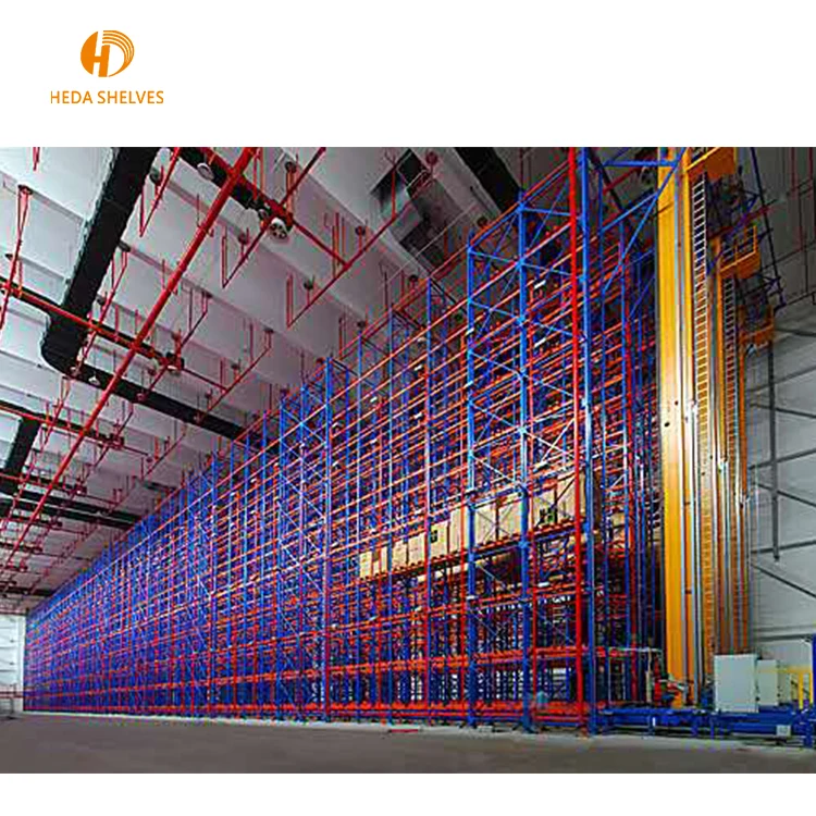 Automatic Warehouse Stacker Crane Automated Storage Retrieval Racking System ASRS