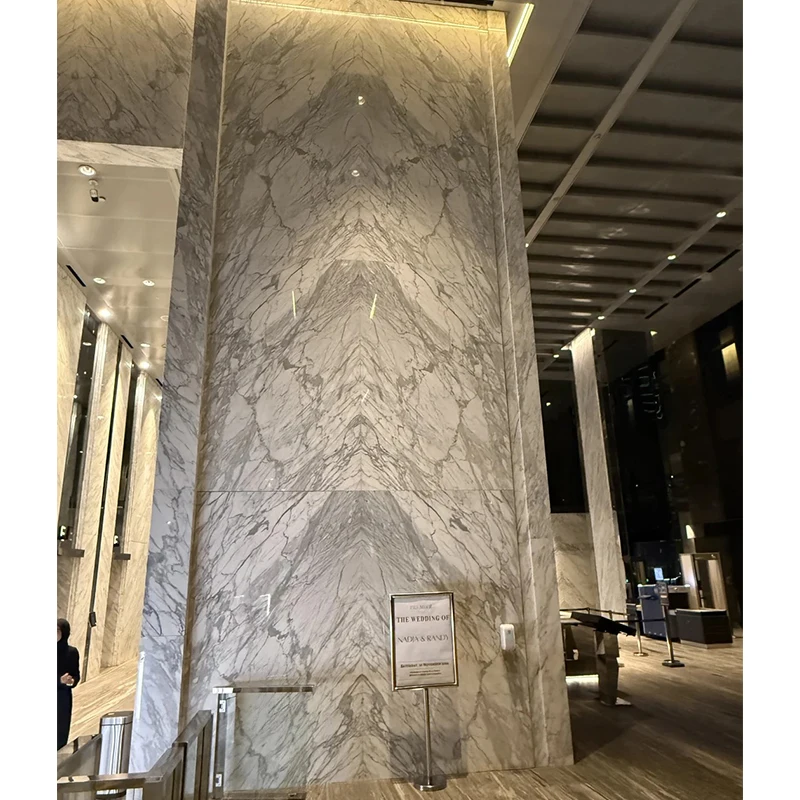 Modern High Quality Italian White Marble Tiles for Interior for Hotel Villa Museum Walls Floors Staircases Bathroom Vanity