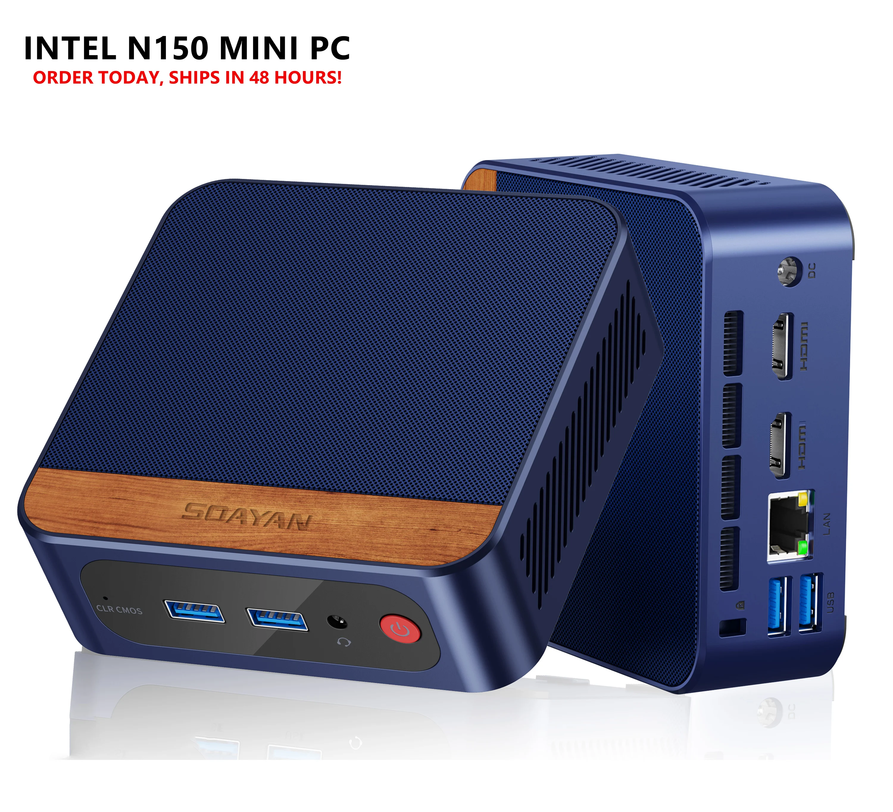 Intel N150 Mini PC - Powerful Windows 11 Pro Performance