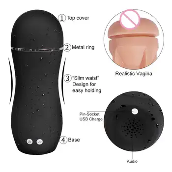 SHEQU Men's Adult Products Portable Sexy Pussy Man Masturbation Sex Toy  Masturbation Cup Sex Toys for Men
