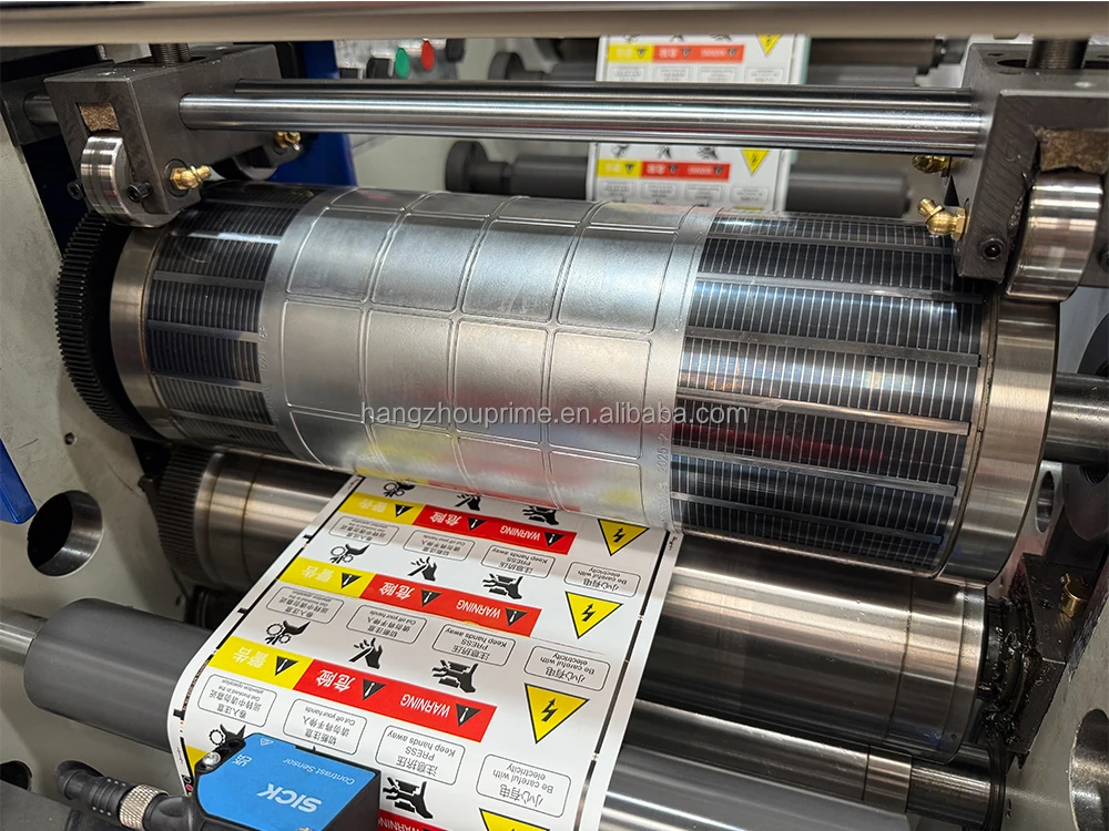 Iml Sticker Machine Printed Adhesive Sticker Iml Label Intermittent Semi-Rotary Die Cutting ...