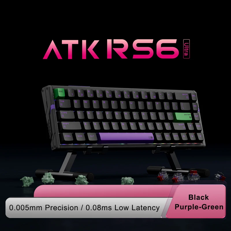 ATK RS6 Series - Ultra CNC Aluminum 8K Low Latency PBT Keycaps
