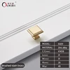 6609-Manopola in ottone spazzolato