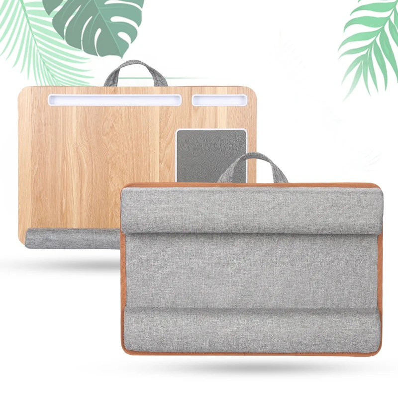 Домашний офис деревянный подвесной стол записная книжка подставка под ноутбук для