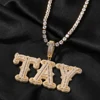 Gold with tennis chain
