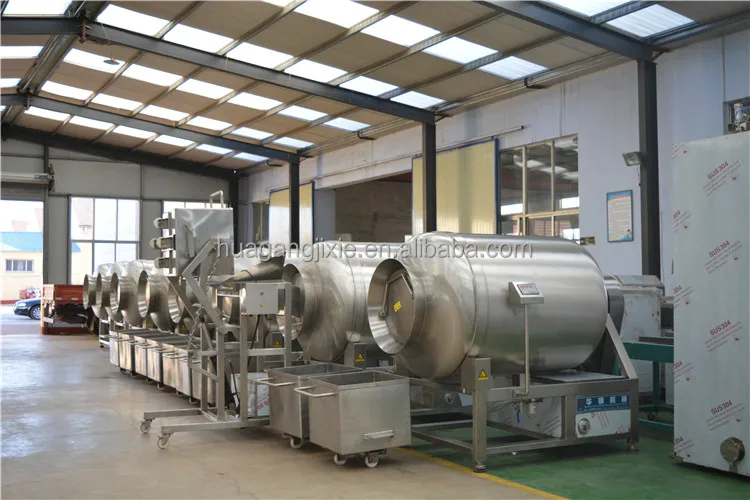 Vacuum Tumbler Chicken Marinating Machine / Meat Jerky Salting Tumbling