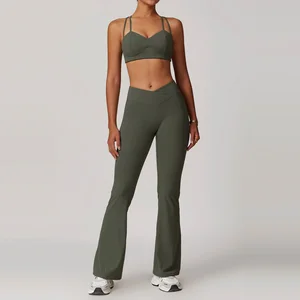 JIEJIN Ladies Fitness Crop Top Yoga and Running Sport Bra Breathable Cotton Tank Top for Gym Wear