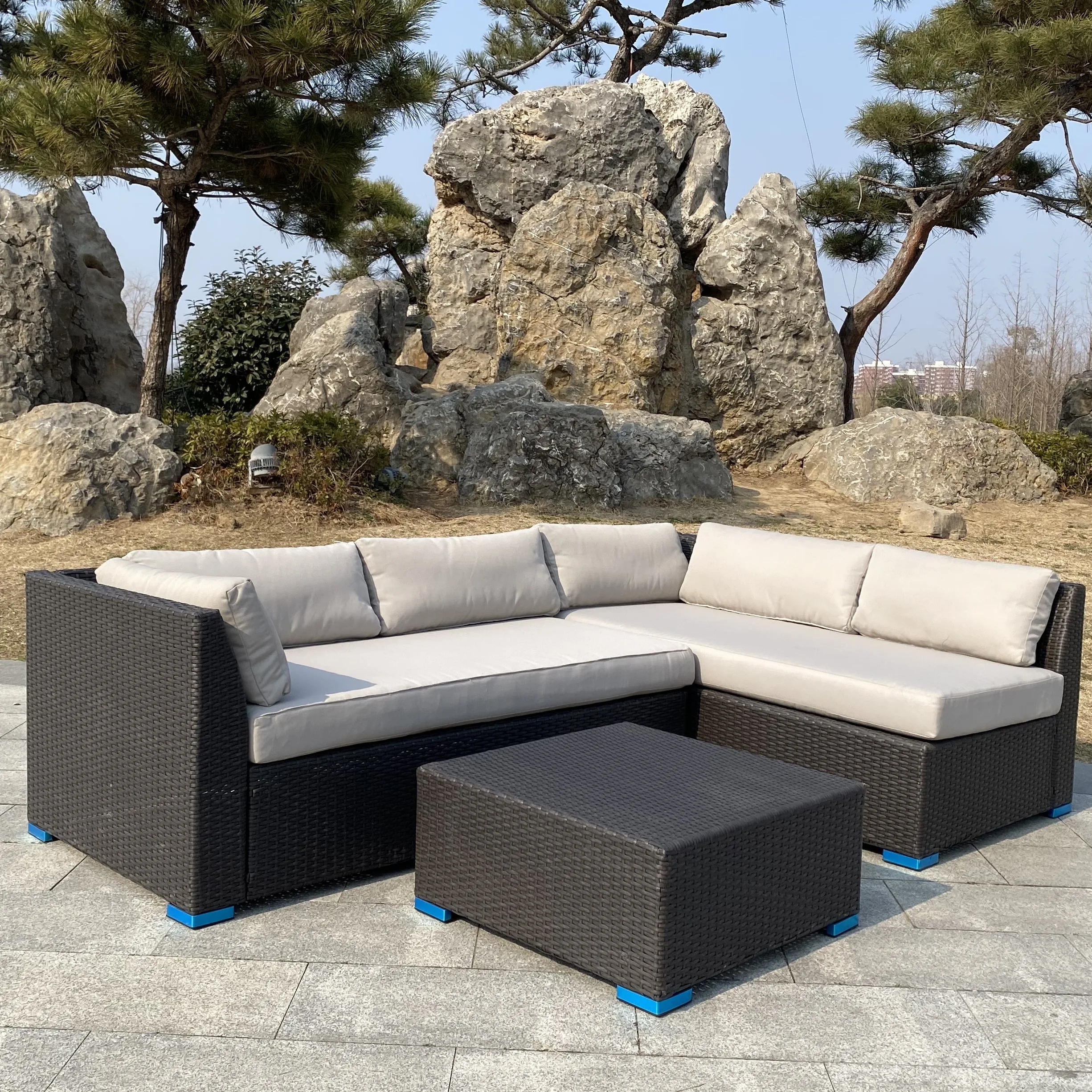 luxury corner garden sofa