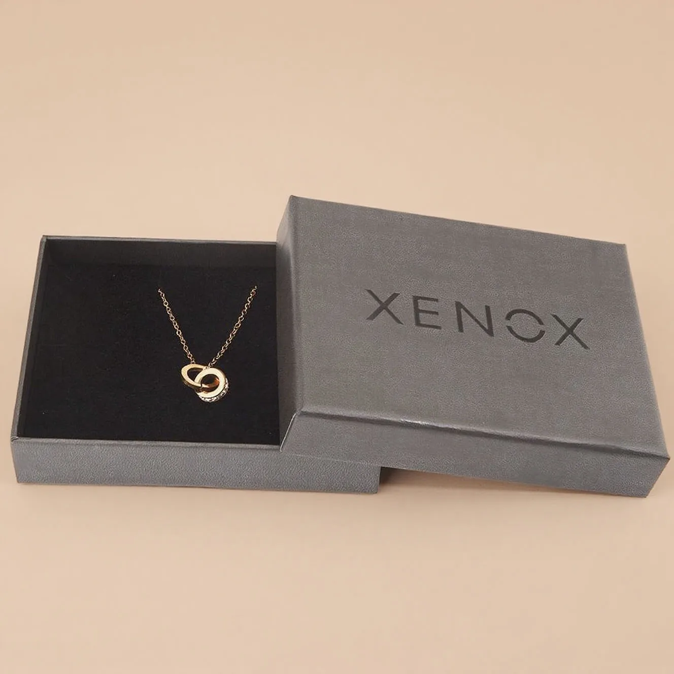 Luxuosa Anuli Puellarum Capsa | Personalis Charta Kraft Lapidum Pretiosorum Cassa | Amica Naturae Doni Imbustio cum Designo Personaliter Facto