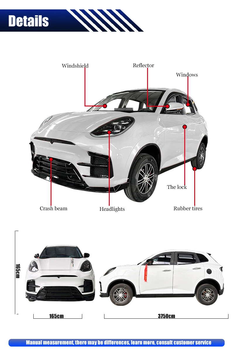 Cheapest New Style Automatic Solar Lhd Car Electric Car