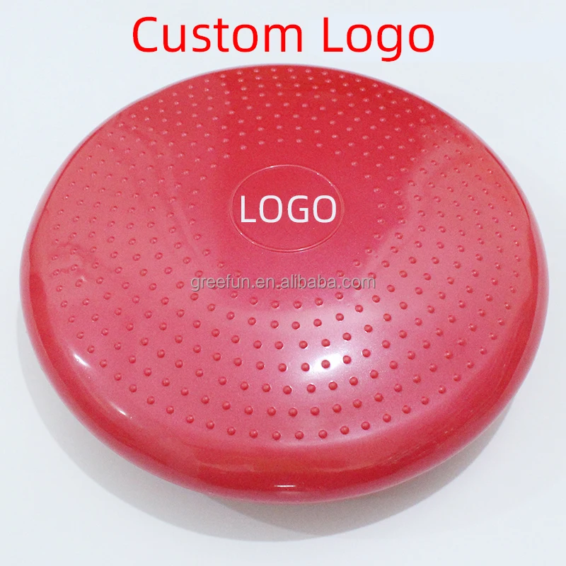 Inflated Stability Wobble Cushion,Extra Thick Core Balance Disc Mat