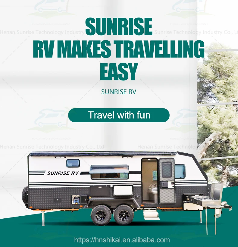 19 21ft Hybrid Caravan Rv Trailer Camper Rv Shower Toilet Combo Caravan