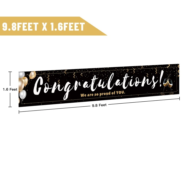 WovenWink Graduation Yard Sign, 14 PCS Large Congrats Grad Lawn Stakes Class 2025 Yard Signs Stakes Graduation Party Decorations Outdoor Graduation De