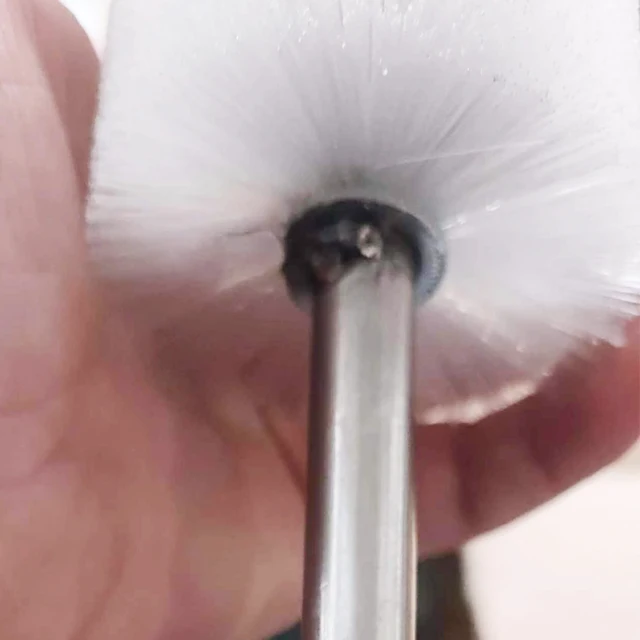 Industrial Rotary Glass Cleaning Soft Nylon Bristle Spiral Brush Roller 6